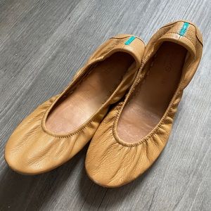 TIEKS | “Camel” Tan Ballet Flats | Size 10